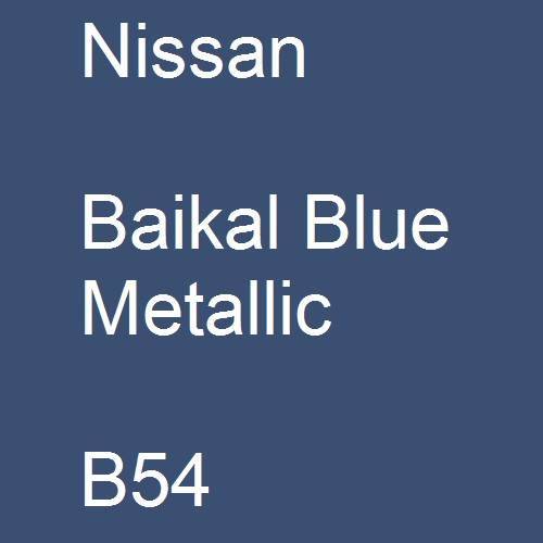 Nissan, Baikal Blue Metallic, B54.